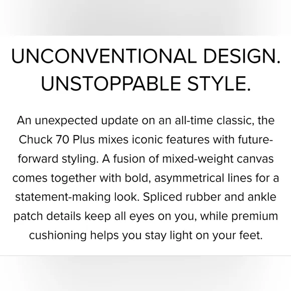 Converse Chuck 70 Plus Black/Egret/Black Women's 6.5 Men's 4.5 - Picture 9 of 11